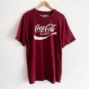 Vintage Coca-Cola Classic Heather Red Graphic Tee XL